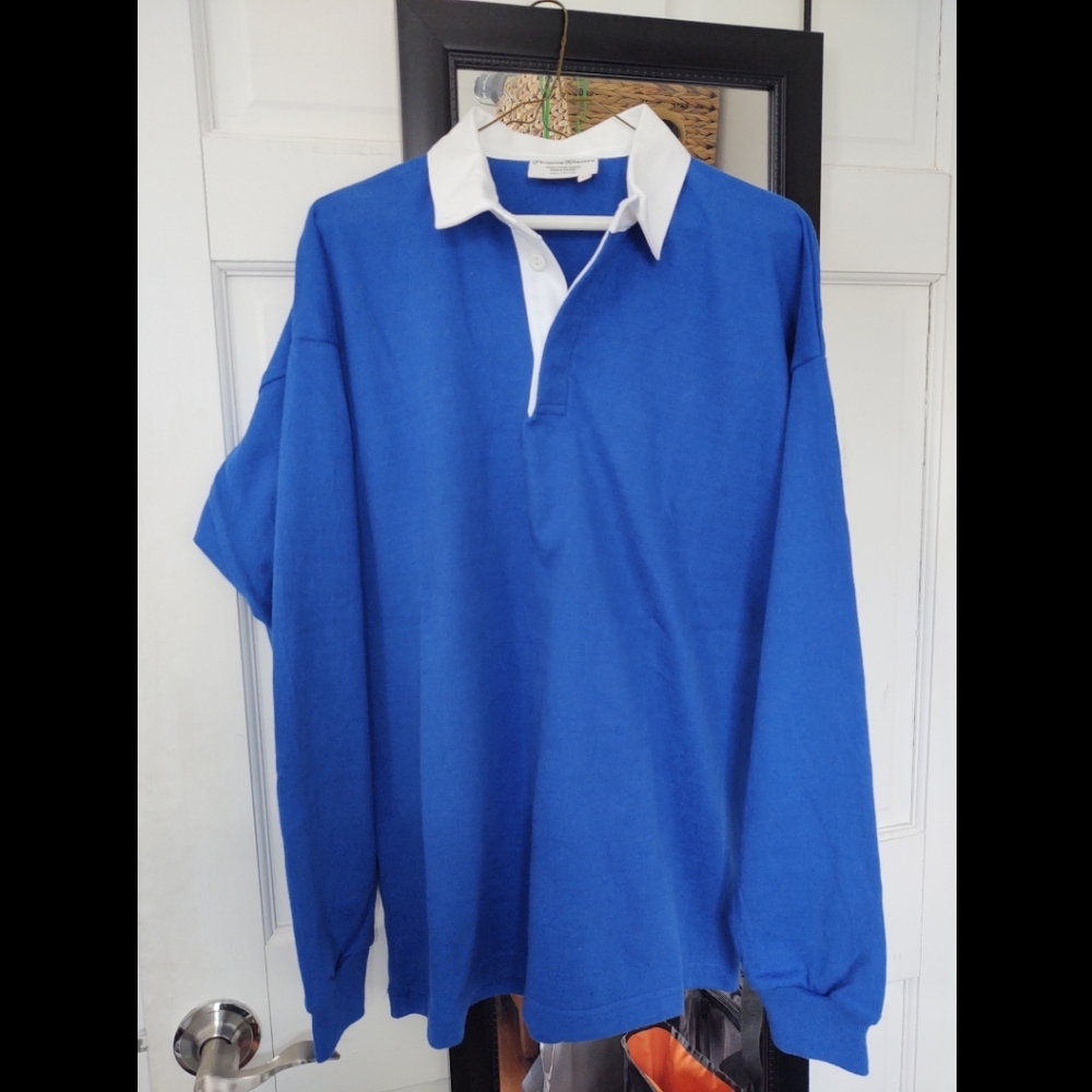 NWOT Rowing Blazers Royal Blue Rugby Shirt